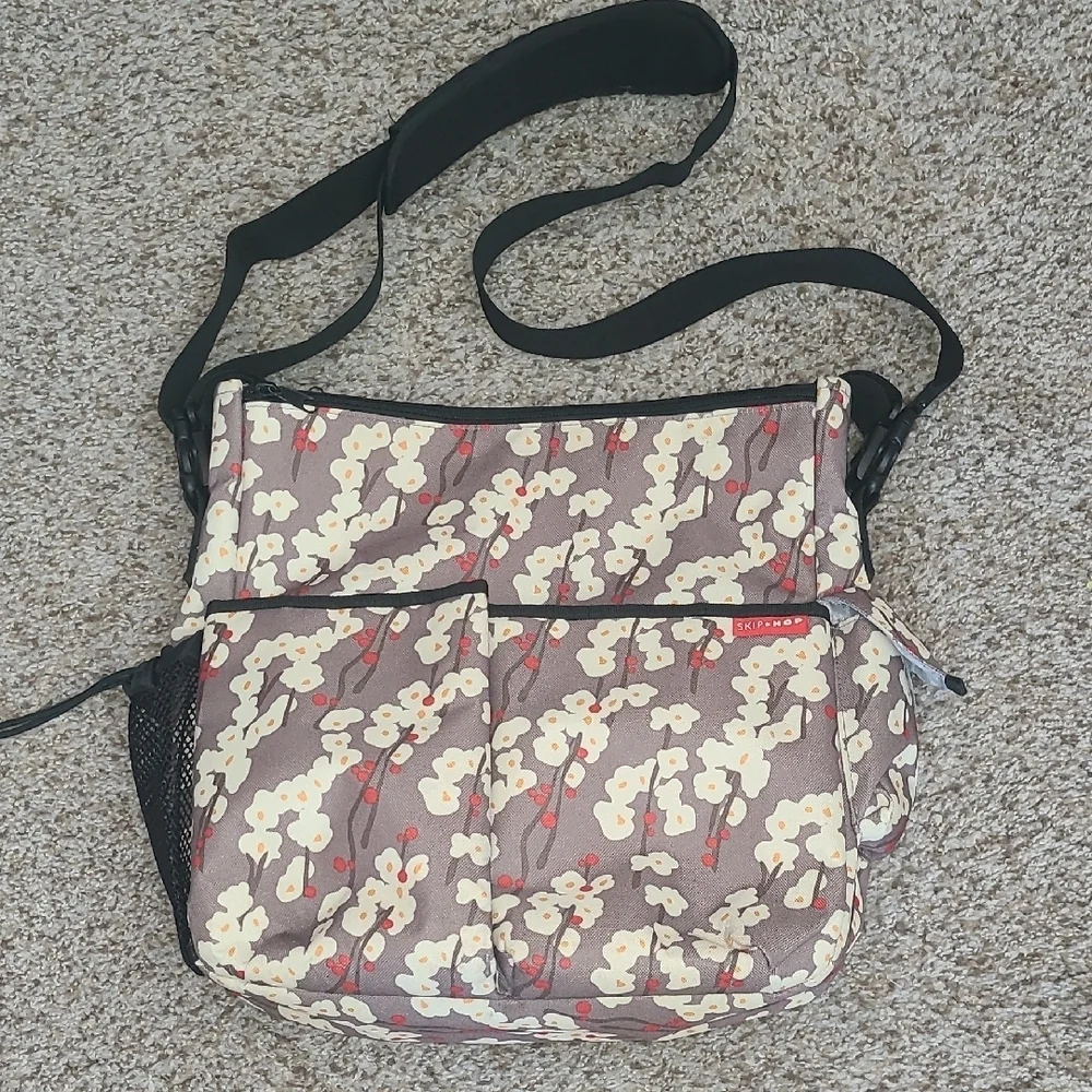 Skip Hop Brown and Cream Bag